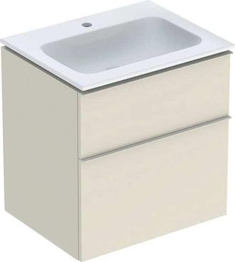 Keramag Keramag - Geberit Icon Set Mueble Lavabo Con Mueble Bajo Lavabo, 2 Cajones