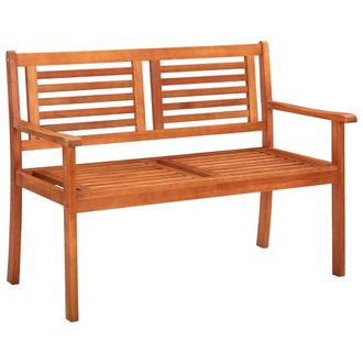 vidaXL Vidaxl - Banco De Jard&iacute;n De 2 Plazas Madera Maciza Eucalipto 120 Cm