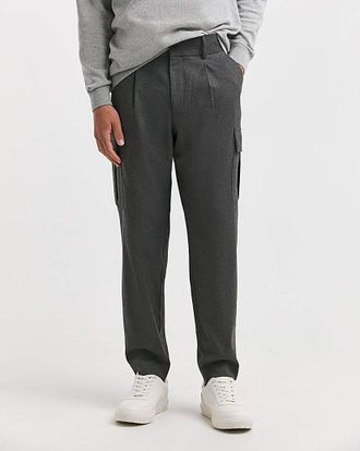 Jacamo Tailored Flannel Cargo Trouser