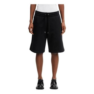 Maison Kitsun&eacute; Sweat Shorts - Dames - Korte Broeken - Zwart - L - Katoen - Korte Broeken