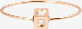 Vanrycke Ring aus Roségold und Diamanten Cubix