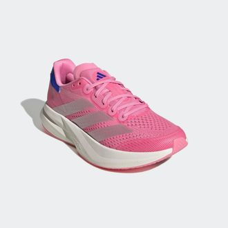 adidas Laufschuh ADIDAS PERFORMANCE DURAMO SPEED 2, Damen, Gr. 40,5, weiss (bliss pink, crystal wei&szlig;, lucid blau), Synthetik, Textil, Schuhe Laufschuh