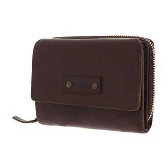 Ma&icirc;tre Maitre - Vouwportemonnee - Dames - Accessoires - Bruin - Maat: ONE Size Katoen