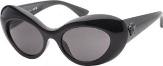 Versace Womens VE4456U-GB1-87-52 VE4456U 52 GB1 87 Fashion Sunglasses - Black - One Size