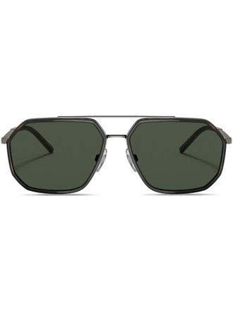 Dolce & Gabbana Eyewear Zonnebril met geometrisch montuur - Bruin