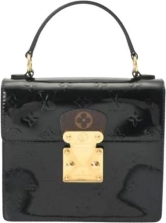Louis Vuitton Pre-owned Handbags, female, Black, Size: ONE SIZE Pre-owned Vintage Vernis & Epi Handbag