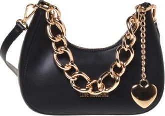 Love Moschino Gewatteerde Schoudertas - Dames - Schoudertassen - Zwart - ONE Size - Leer - Tassen