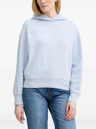 Marc O'Polo logo hoodie - Blue