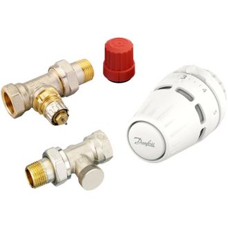 OEM Conjunto Termost&aacute;tico Danfoss Con Cabezal Regus Ra, Tuerca +ra-n+rlv-s 15 Recto