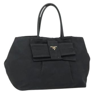 Prada Pre-owned Tote Bags, female, Black, Size: ONE SIZE Pre-owned Vintage Tote Bag