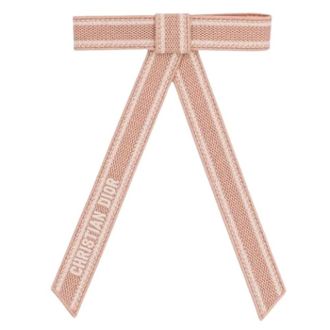 Dior Pre-owned Accessories, female, Pink, Size: ONE SIZE Pre-owned Twist Barrette