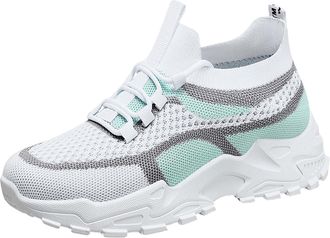 Generic Trainers Size 6 Sneakers Women Comfortable Wide Fit Orthopedic Trainers Arch Support Running Shoes Lightweight Breathable Mesh Walking Trainer Non Sli
