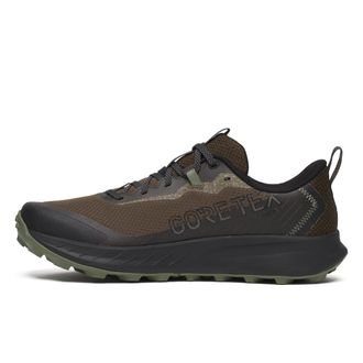 Saucony Womens Peregrine 15 Gore-tex Waterproof Sneaker, Walnut/Black, 5.5