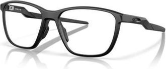 Oakley 54mm Square optical glasses in Solid Black at Nordstrom
