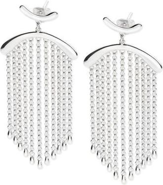 Lucy Quartermaine Falling Earrings in Sterling Silver at Nordstrom