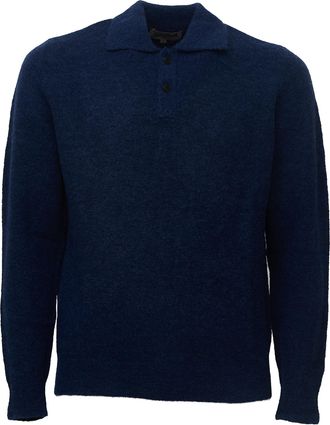 MC2 Saint Barth Alfie Stretch Alpaca Polo Shirt