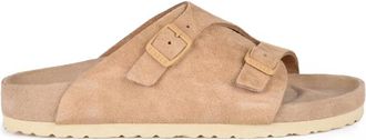 Birkenstock Heren, Schoenen, Beige, Maat: 41 EU Leer