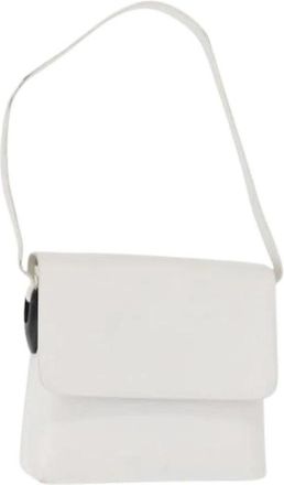 Gucci Pre-owned Vintage Schoudertas - Dames - Vintage Schoudertas - Wit - ONE Size - Leer - Vintage