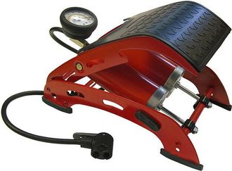 Faithfull The Brand Pompa a pedale a doppio cilindro con manometro Faithfull