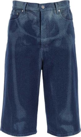 Off-white Denim Bermuda Shorts