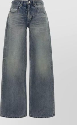 Balenciaga denim wide-leg jeans
