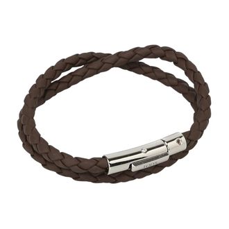Tod's Nuovo Bracciale My Colors Double-Wrap - - Accessories - Uomo - Marrone - ONE SIZE