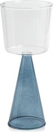 Zodax Viterbo Set of 4 White Wine Glasses in Clear/Blue at Nordstrom Rack