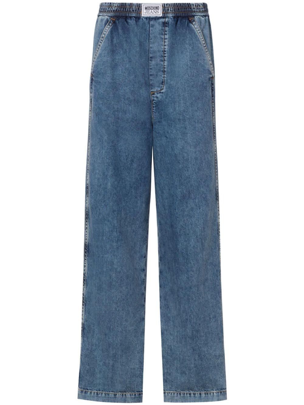 デニム・ジーパン Moschino Jeans Jeans Wide Leg MOSCHINO JEANS Denim Wide Trousers | H.Lorenzo