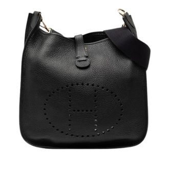 Herm&egrave;s Pre-owned Evelyne I Schoudertas - Dames - Pre-owned - Zwart - Maat: ONE Size Leer