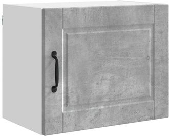 vidaXL Mueble De Cocina Con Estante Gris Concreto 50 X 31 X 40 Cm Vidaxl
