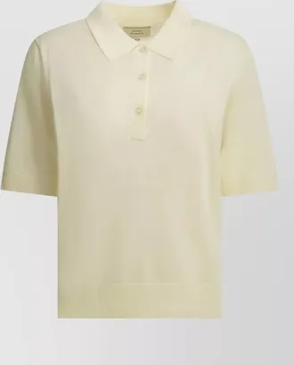 Loulou Studio cashmere polo top