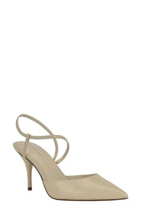 Calvin Klein Cordera Pump in Ivory Snake at Nordstrom, Size 7.5