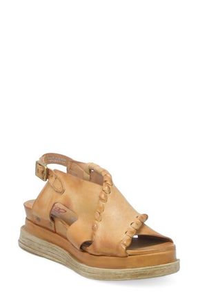 A.S.98 Lumi Platform Sandal in Camel at Nordstrom, Size 10.5-11Us