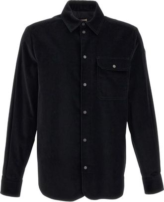 Moncler Black Regular Corduroy Overshirt