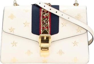 Gucci Pre-owned Shoulder Bags, female, Beige, Size: ONE SIZE Pre-owned Vintage Shoulder Bag