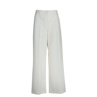 Am&eacute;lie & Am&eacute;lie Cardiff Broek - female - Am&eacute;lie & Am&eacute;lie - Wide Trousers - White - 2XL - Trousers