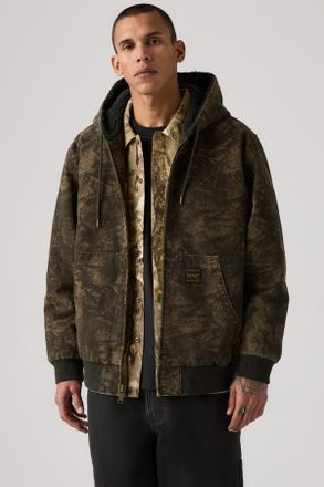 Levi's Potrero Hoodie - Hombre - 2XL - Verde / Raleigh Camo Dark Olive