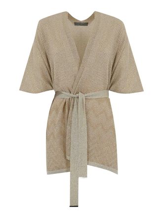 D.exterior Degraded Poncho In Viscose And Lurex