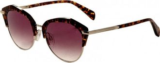 Rag & Bone Womens RNB1080 G S 55 086 Sunglasses - Brown - One Size