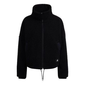 adidas (WMNS) adidas Wip Shp Trcktp Stand Collar Sports Jacket Black GU9671