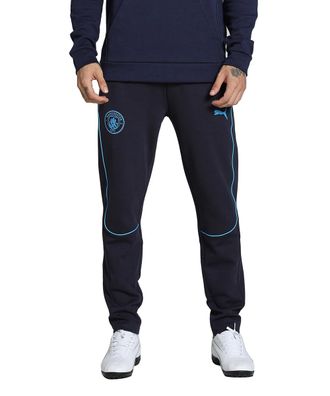 Puma Mens Casuals Manchester City Trousers, New Navy Magic Blue, M