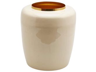 Schubiger M&ouml;bel Vase Waterproof Ivory H: 43 cm