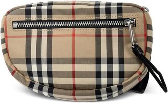 Burberry Marsupio a quadri - Marrone