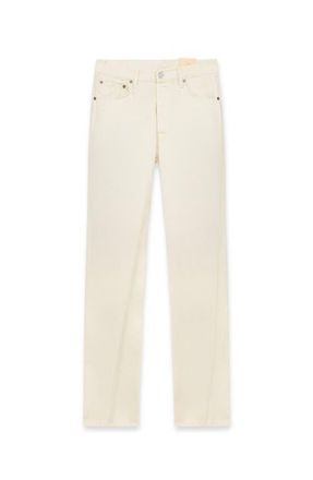 Fortela John D Slim Fit Five Pocket Jeans in Ecru at Nordstrom, Size 35 X 33 Eu