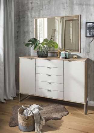 Wiemann Wandspiegel »Barcelona« mit Rahmen in Holzoptik