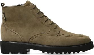 Mephisto Ergonomische brede pasvorm laars - Groen - Dames - Veterlaarzen - Groen - 38 EU - Su&egrave;de - Schoenen