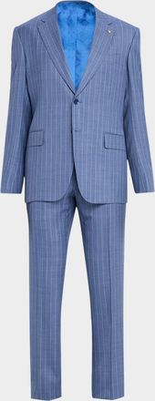 Stefano Ricci Men & apos;s Chalkstripe Wool and Silk Two-Piece Suit