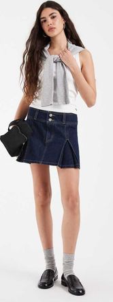 Levi's Minigonna di jeans blu scuro