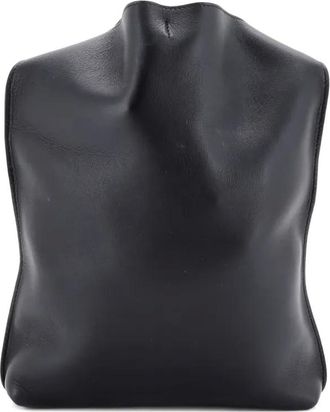 Saint Laurent Suzanne Leather Small hobo bag - Zwart