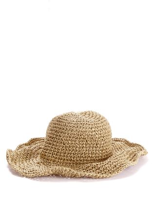 Lascana Sonnenhut LASCANA Strohhut, Damen, beige, Obermaterial: 100% Papierstroh, H&uuml;te Sonnenhut, zum Krempeln und faltbar, Kopfbedeckung, Sommerhut
